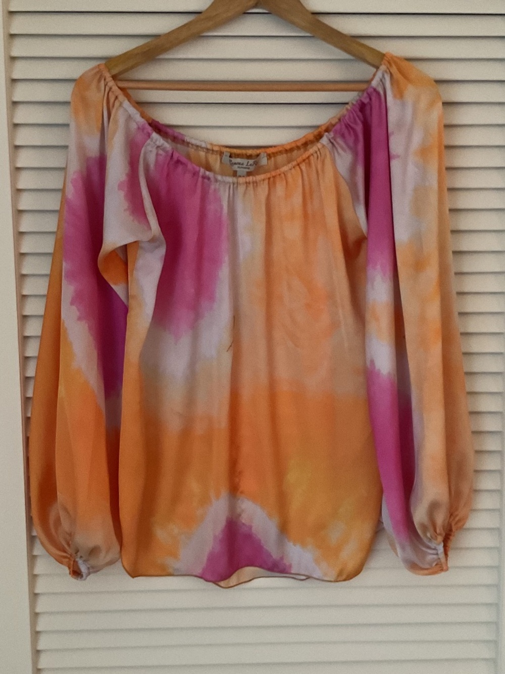 Ramona LaRue Off The Shoulder Blouse Pink/Orange OS